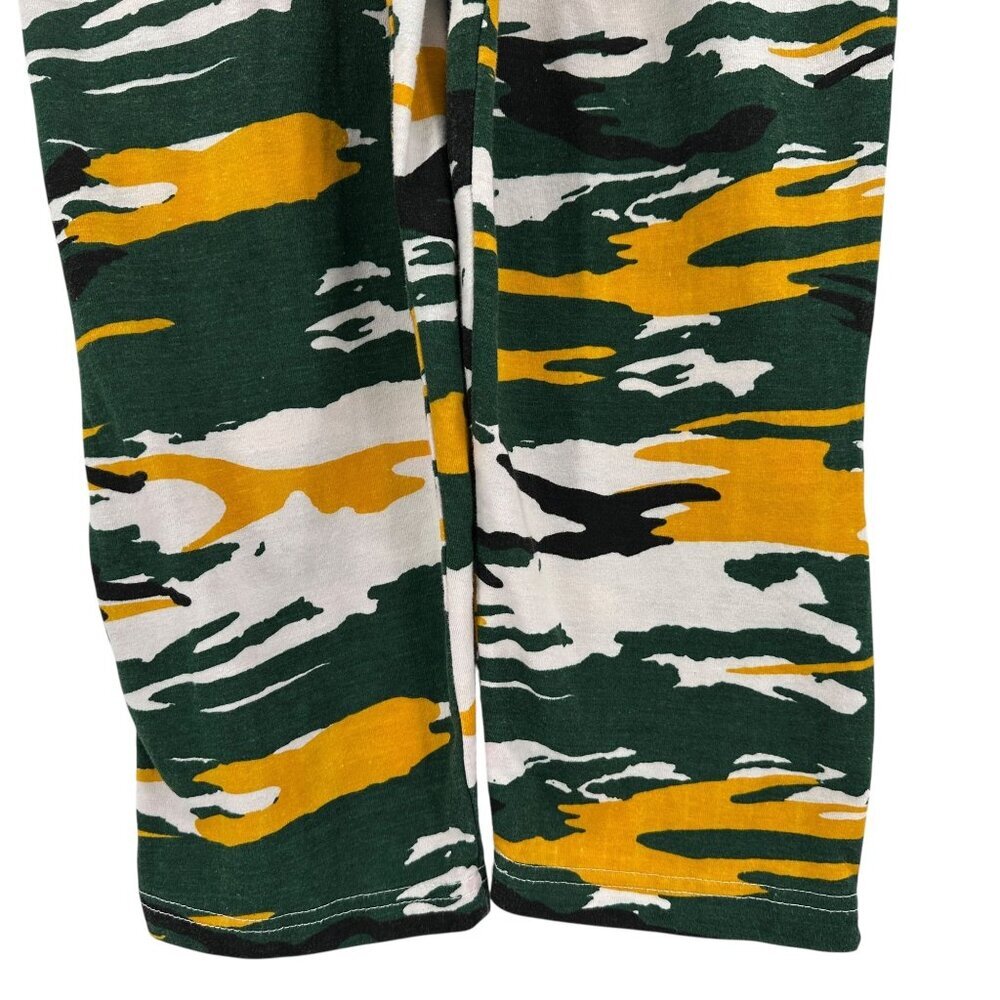 Vintage Zubaz Adult XS Pants Green Yellow White Black Zebra Camo Pattern - Picture 3 of 9